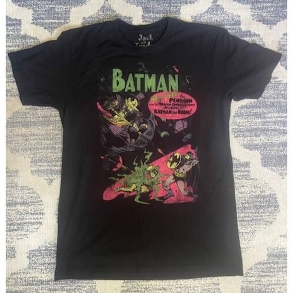 DC Comics Batman T-Shirt Men’s Medium Jack of All Trades Graphic Tee - Picture 2 of 5